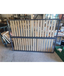 SOMMIER A LATTES  18 LATTES LARGES 140X190 
