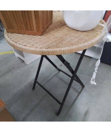 TABLE PLIANTE ROTIN 