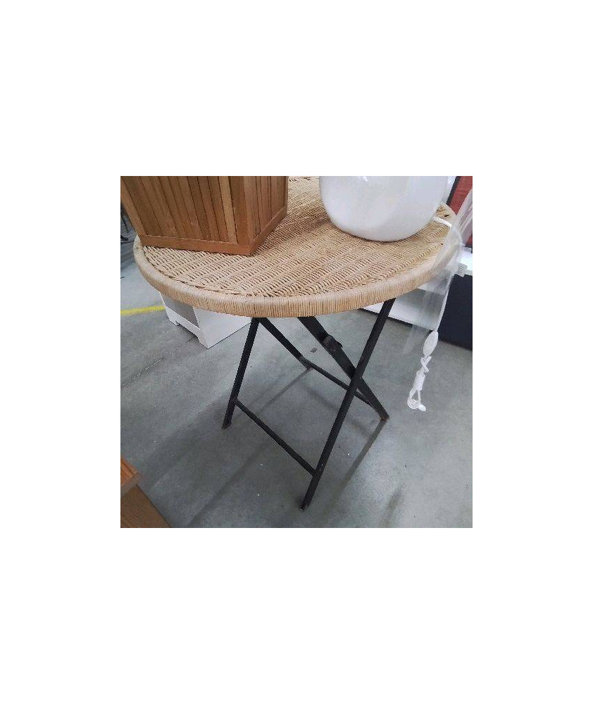 TABLE PLIANTE ROTIN 
