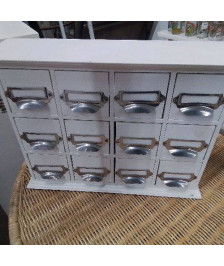 RANGEMENT A TIROIRS BLANC