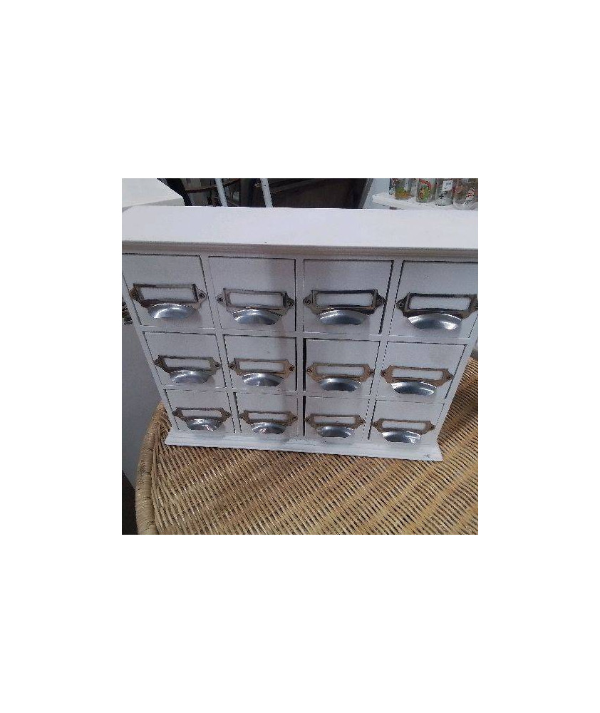 RANGEMENT A TIROIRS BLANC