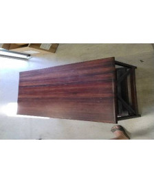 TABLE BASSE BOIS 1MX1M 