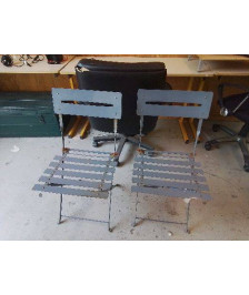 CHAISE D’EXTERIEUR EN FER 