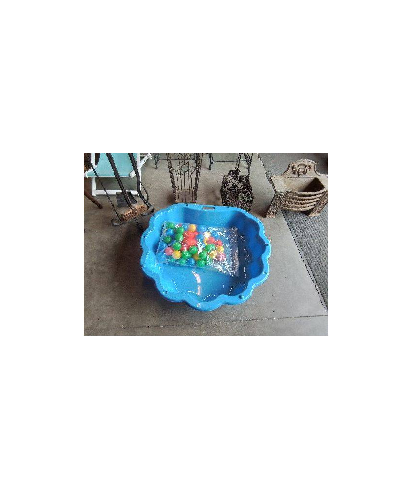 BAC A SABLE ENFANT AVEC BOULES RÉSINE 