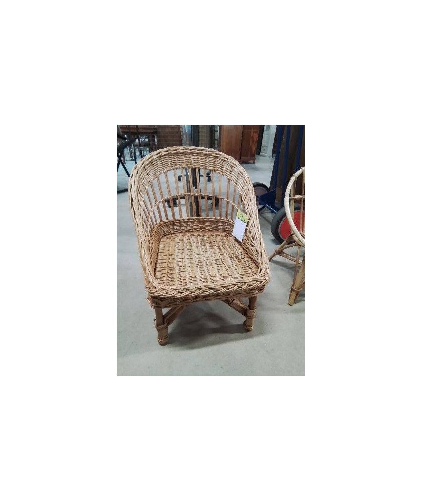 FAUTEUIL ENFANT ROTIN ET VANNERIE 