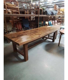 TABLE DE FERME ORME  2 TIROIRS 255X92X76CM