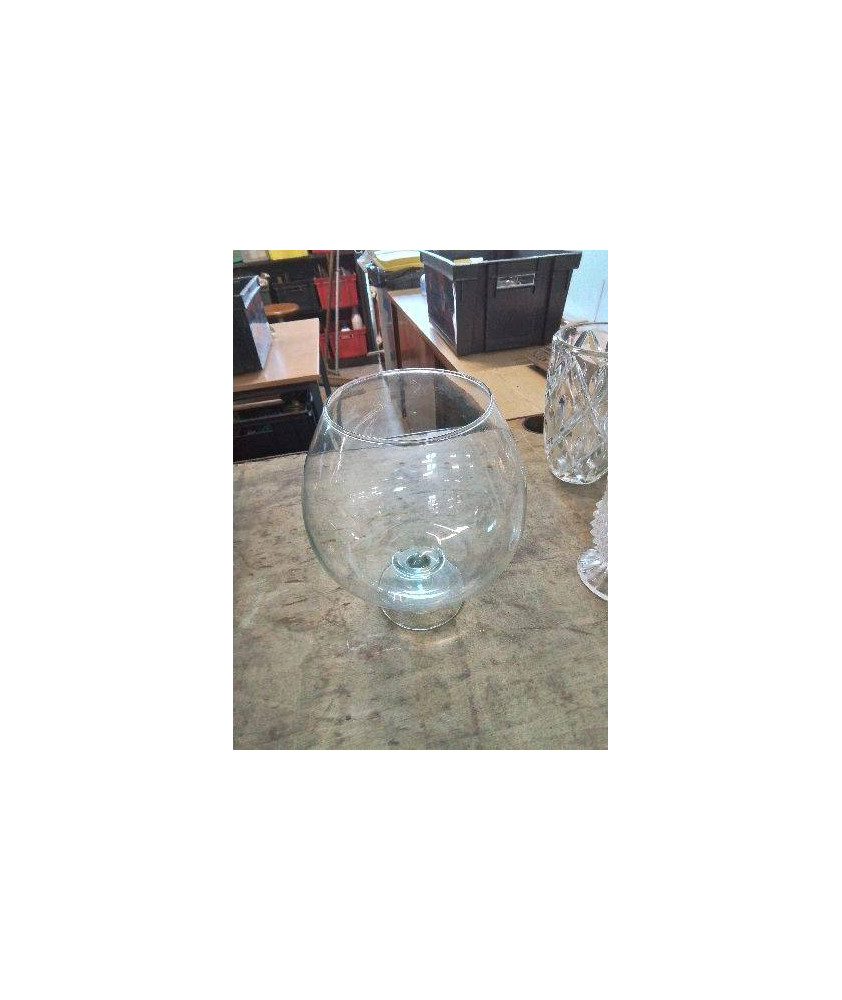 VASE SUR PIED VERRE