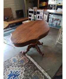 TABLE VIOLONNÉE BOIS 