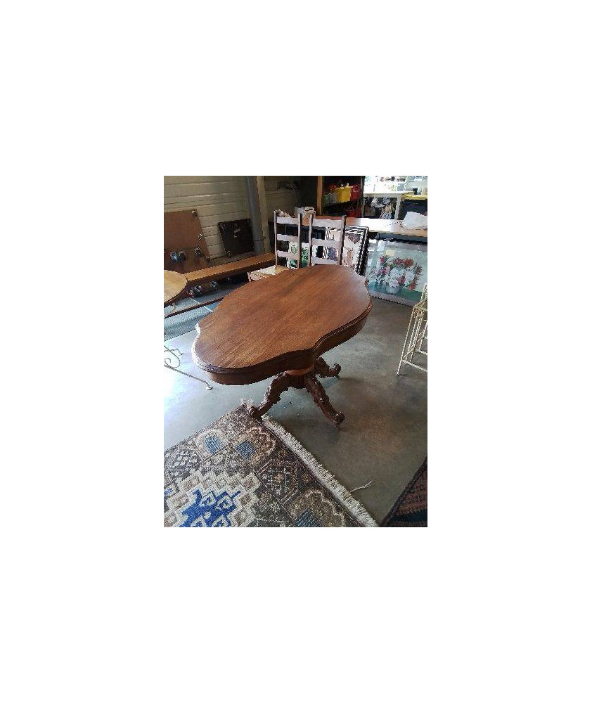 TABLE VIOLONNÉE BOIS 