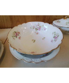 PLAT EN PORCELAINE DE LIMOGE 