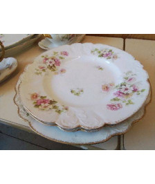 PLAT EN PORCELAINE DE LIMOGE 