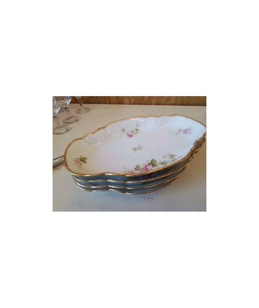 RAVIER EN PORCELAINE DE LIMOGE 