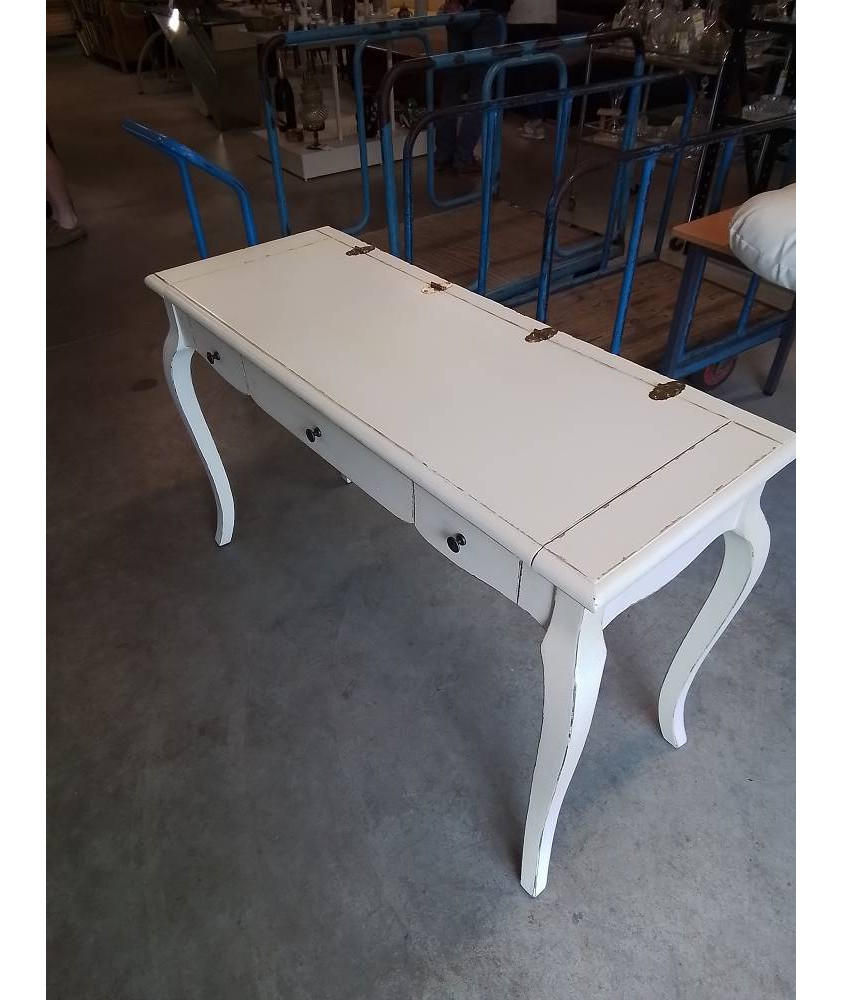 CONSOLE RECTANGULAIRE BOIS BLANC 