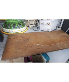 DECO PLAQUE BOIS TAUREAU 