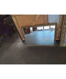 MIROIR RECTANGULAIRE BOIS DORE