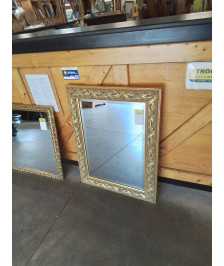 MIROIR RECTANGULAIRE BOIS DORÉ 