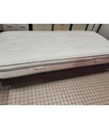 MATELAS SIMMONS ESSENTIEL + SOMMIER 90X200 CM + PIEDS 