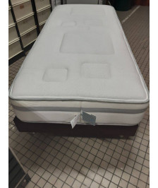 MATELAS SIMMONS ESSENTIEL + SOMMIER 90X200 CM + PIEDS 