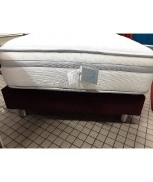 MATELAS SIMMONS ESSENTIEL + SOMMIER 90X200 CM + PIEDS 