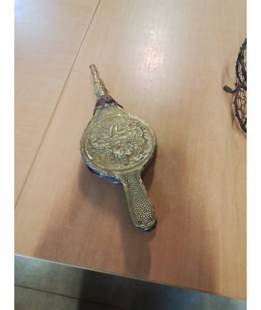 SOUFFLET BOIS ET LAITON 
