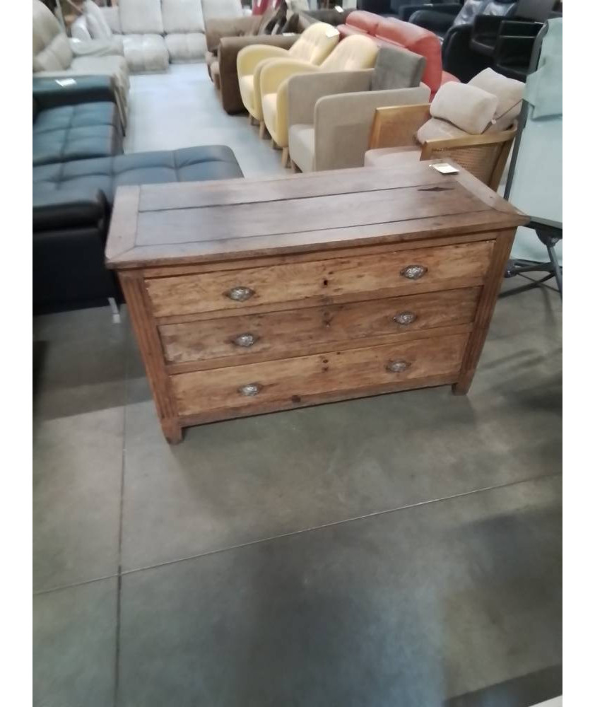 COMMODE ÉPOQUE LOUIS XVI 3 TIROIRS 