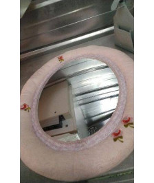 MIROIR OVALE ROSE IKEA 
