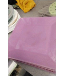 ASSIETTES CARREES VIOLETTE LE LOT