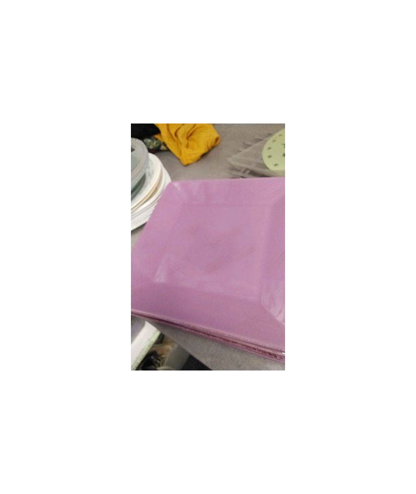 ASSIETTES CARREES VIOLETTE LE LOT