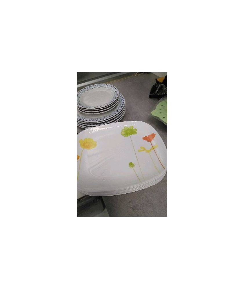 ASSIETTE MOTIF FLEURS LE LOT