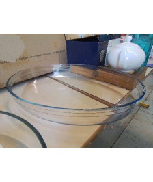 GRAND PLAT EN VERRE