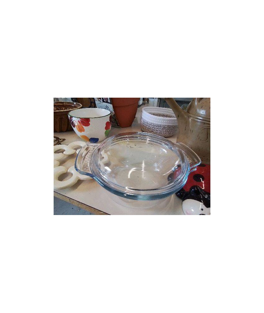 COCOTTE EN VERRE PYREX 
