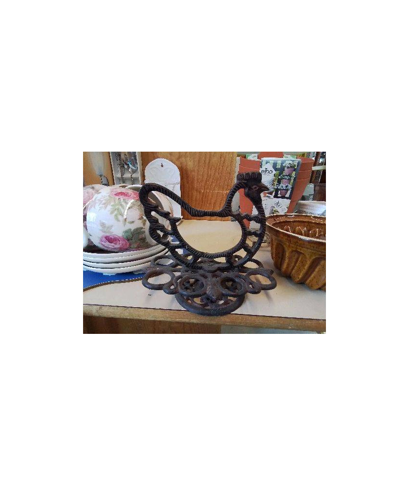 PORTE OEUFS COCOTTE EN FONTE