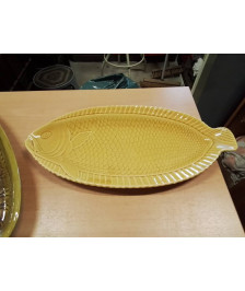 PLAT A POISSON CÉRAMIQUE SARREGUEMINES 