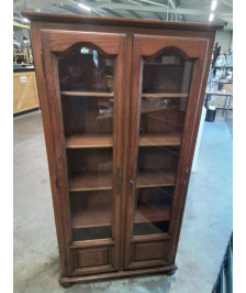 VITRINE 2 PORTES STYLE REGENCE 