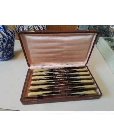 LOT DE 12 COUTEAUX EN RESINE