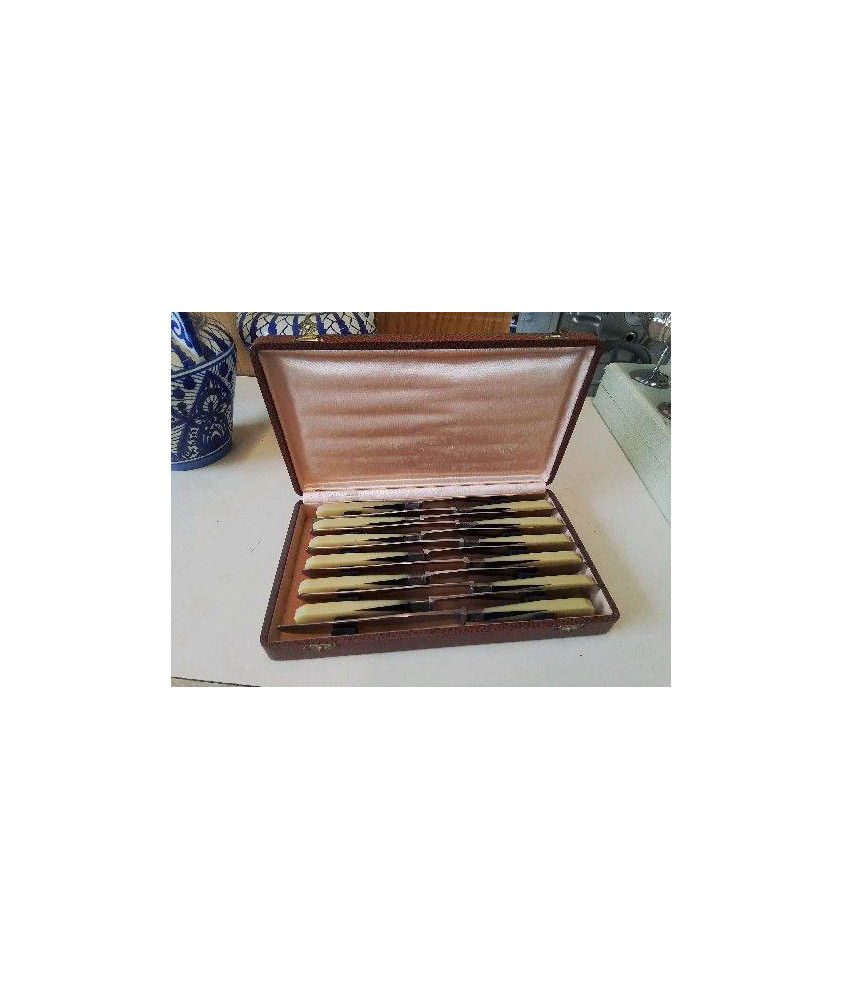 LOT DE 12 COUTEAUX EN RESINE