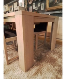 TABLE  ALLONGES 80 CM FABRICATION BELGE 