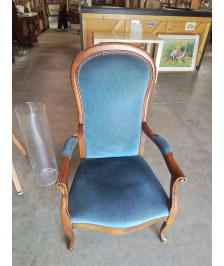 VOLTAIRE VELOURS BLEU