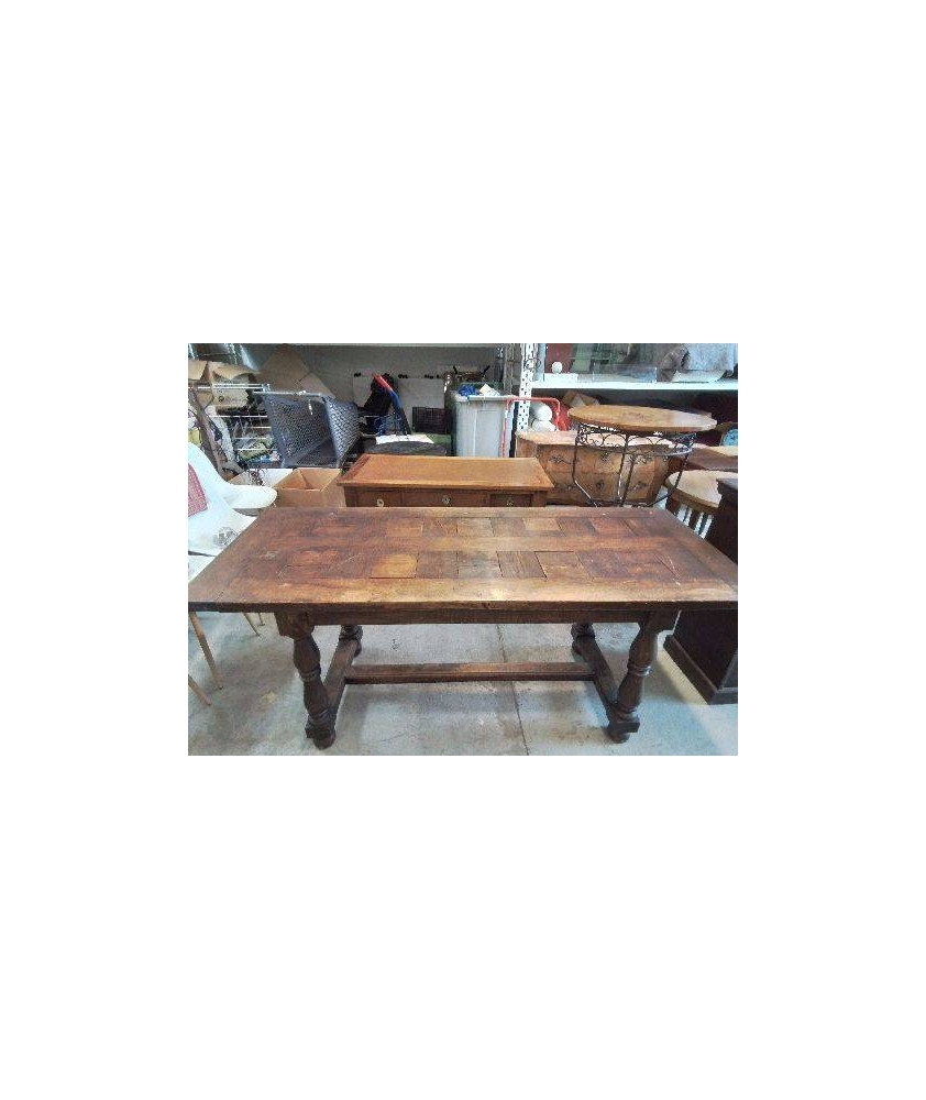 TABLE LOUIS XIII MARQUETERIE 