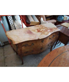 COMMODE MARBRÉ STYLE LOUIS XV 