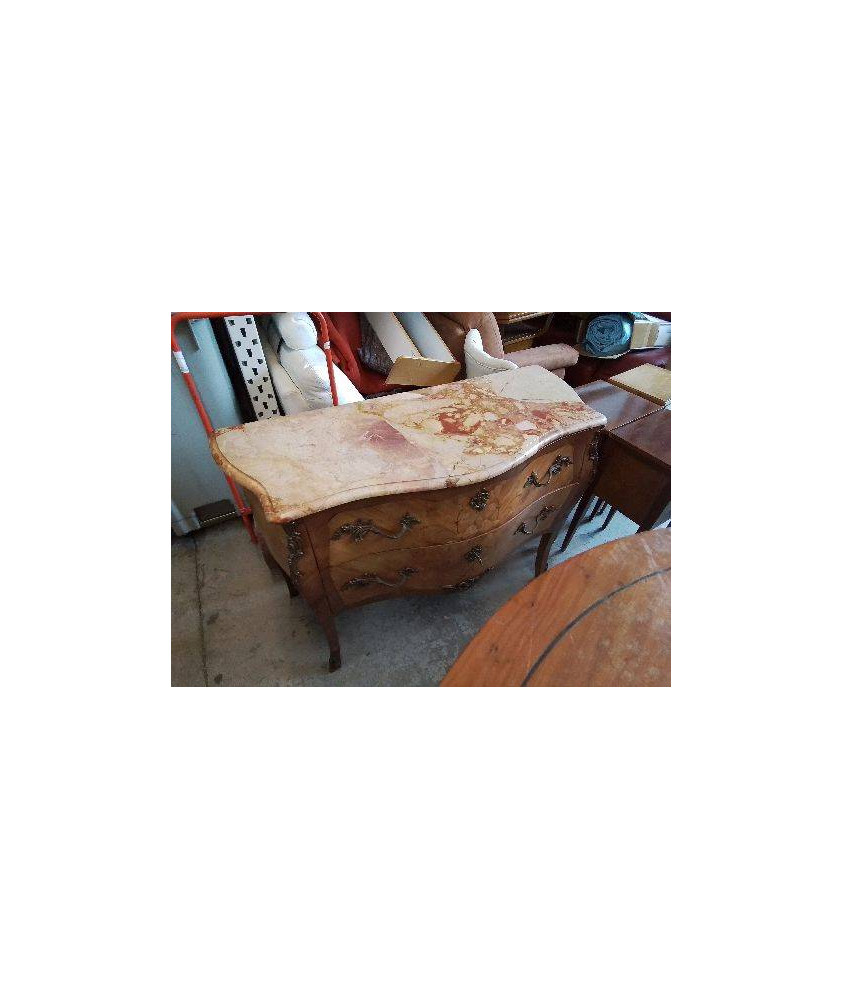 COMMODE MARBRÉ STYLE LOUIS XV 