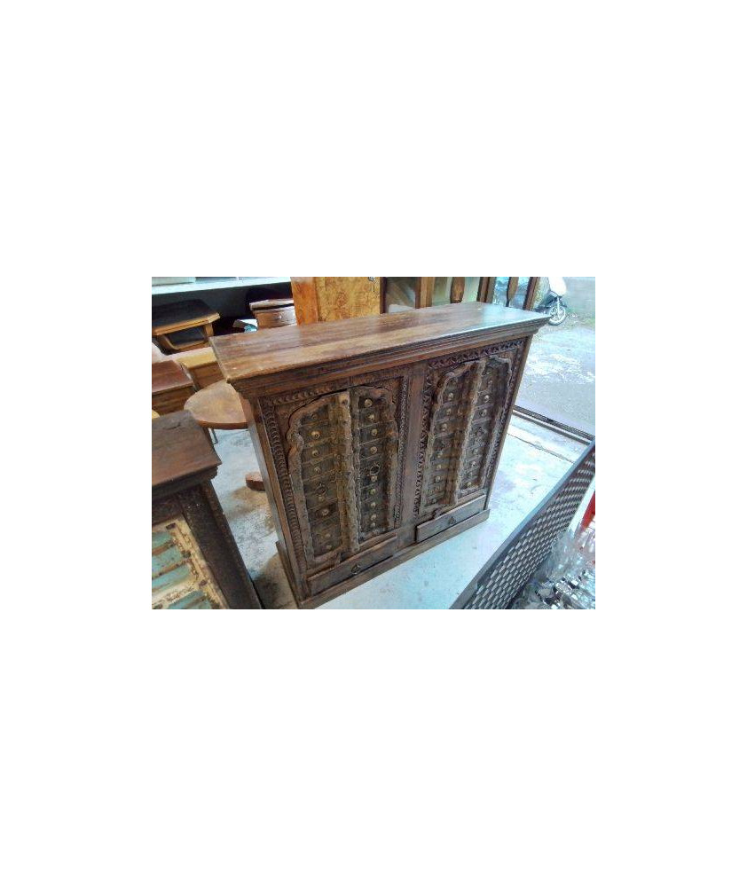 BUFFET INDIEN BOIS MASSIF 