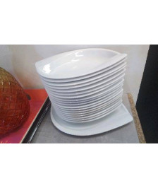 ASSIETTES OVALE LE LOT - BARBIER PORCELAINE 