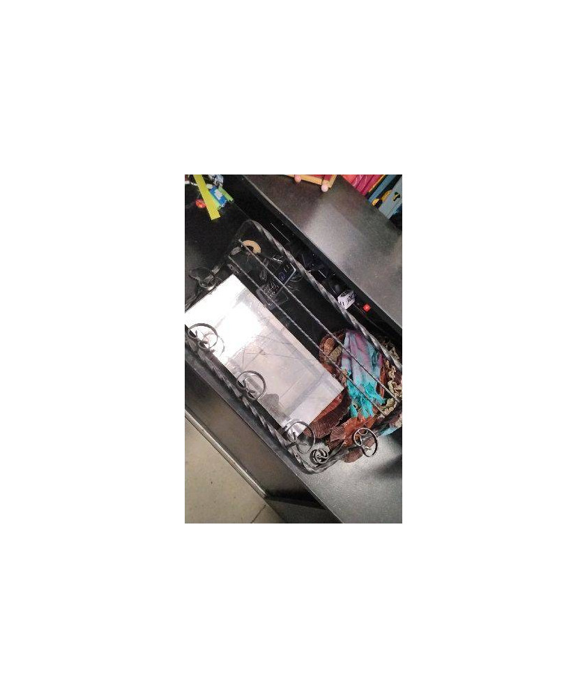 VESTIAIRE FER NOIR A SUSPENDRE 