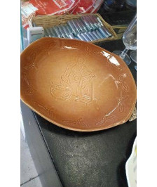 PLAT MARRON 