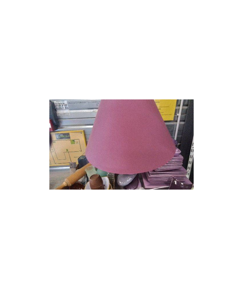 LAMPE A POSER GALETS VIOLETTE 