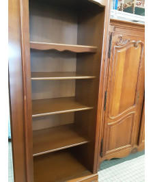 ARMOIRE 2 PORTE COULISSANTE COULEUR MERISIER