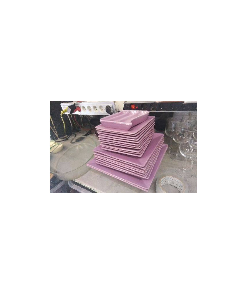 SERVICE DE TABLE VIOLET