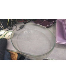 PLAT FOUR VERRE OVALE 