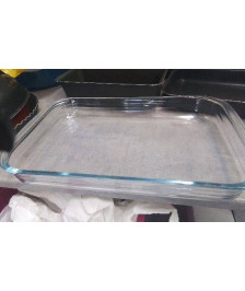 PLAT FIUR RECTANGULAIRE VERRE